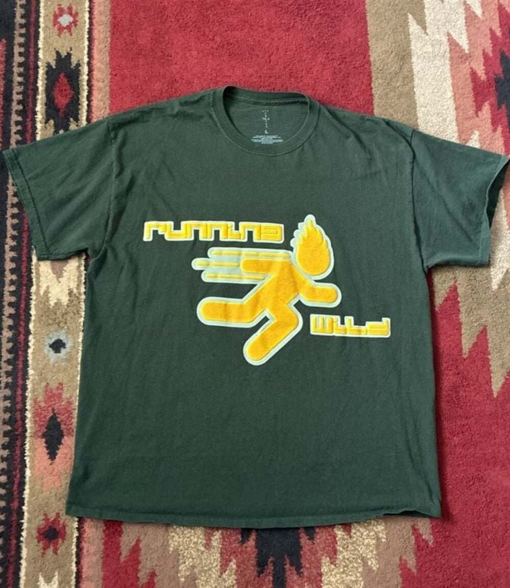 Travis Scott Cactus Jack Running Wild Puff Print Graphic T-Shirt